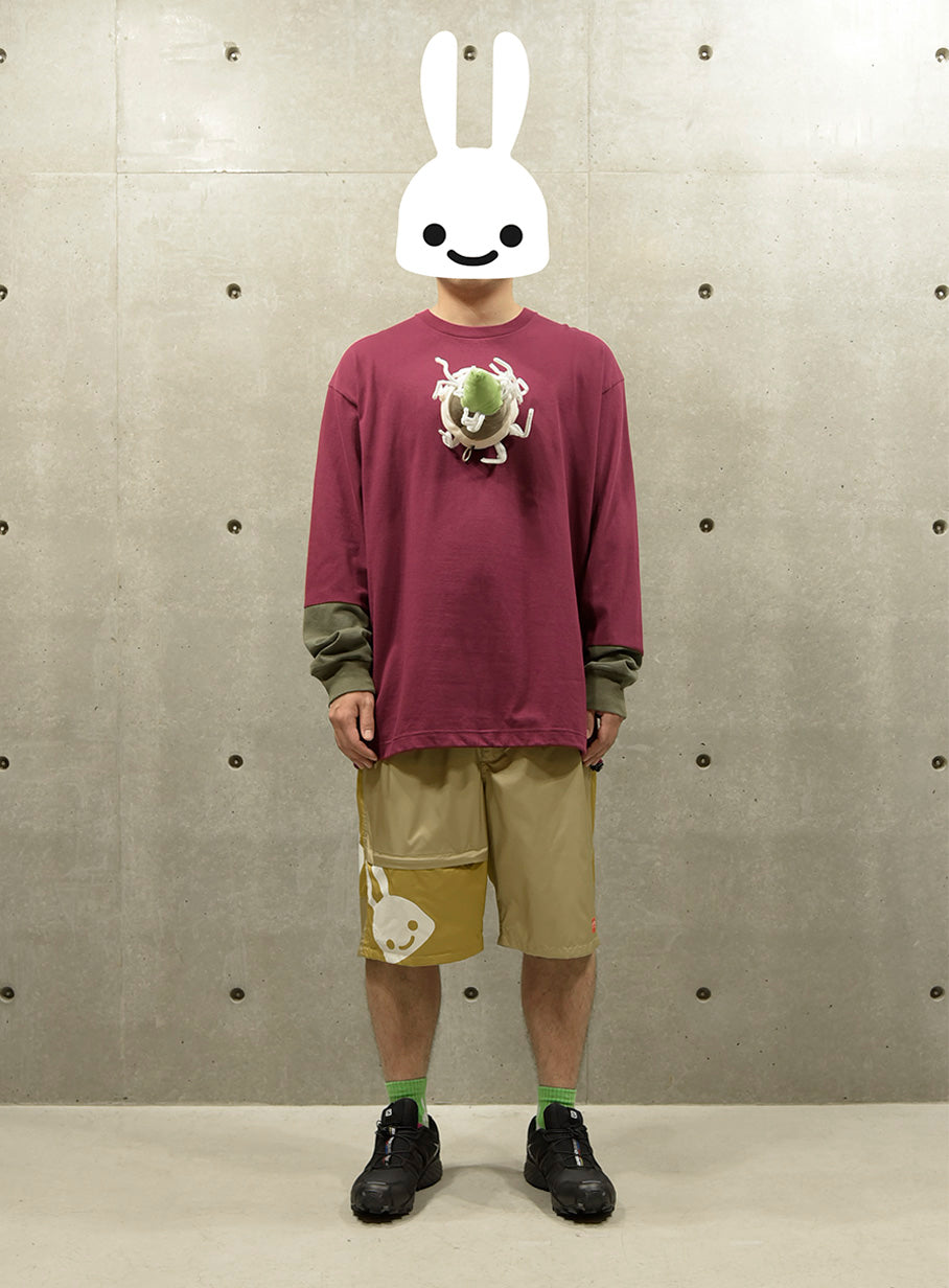 根っこロングスリーブカットソー