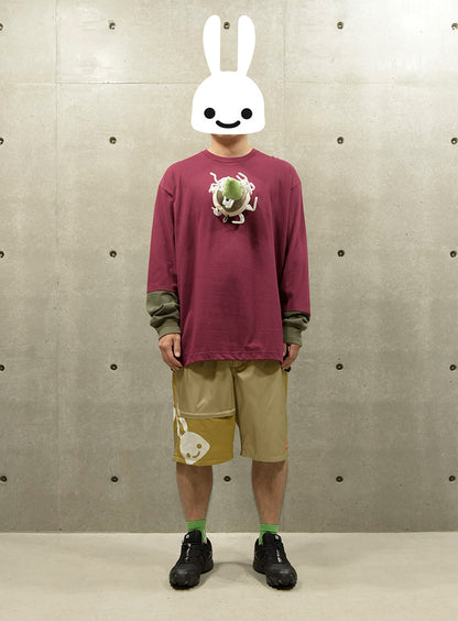 根っこロングスリーブカットソー