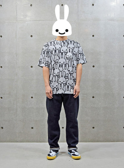 CUNEウサギいっぱいTシャツ