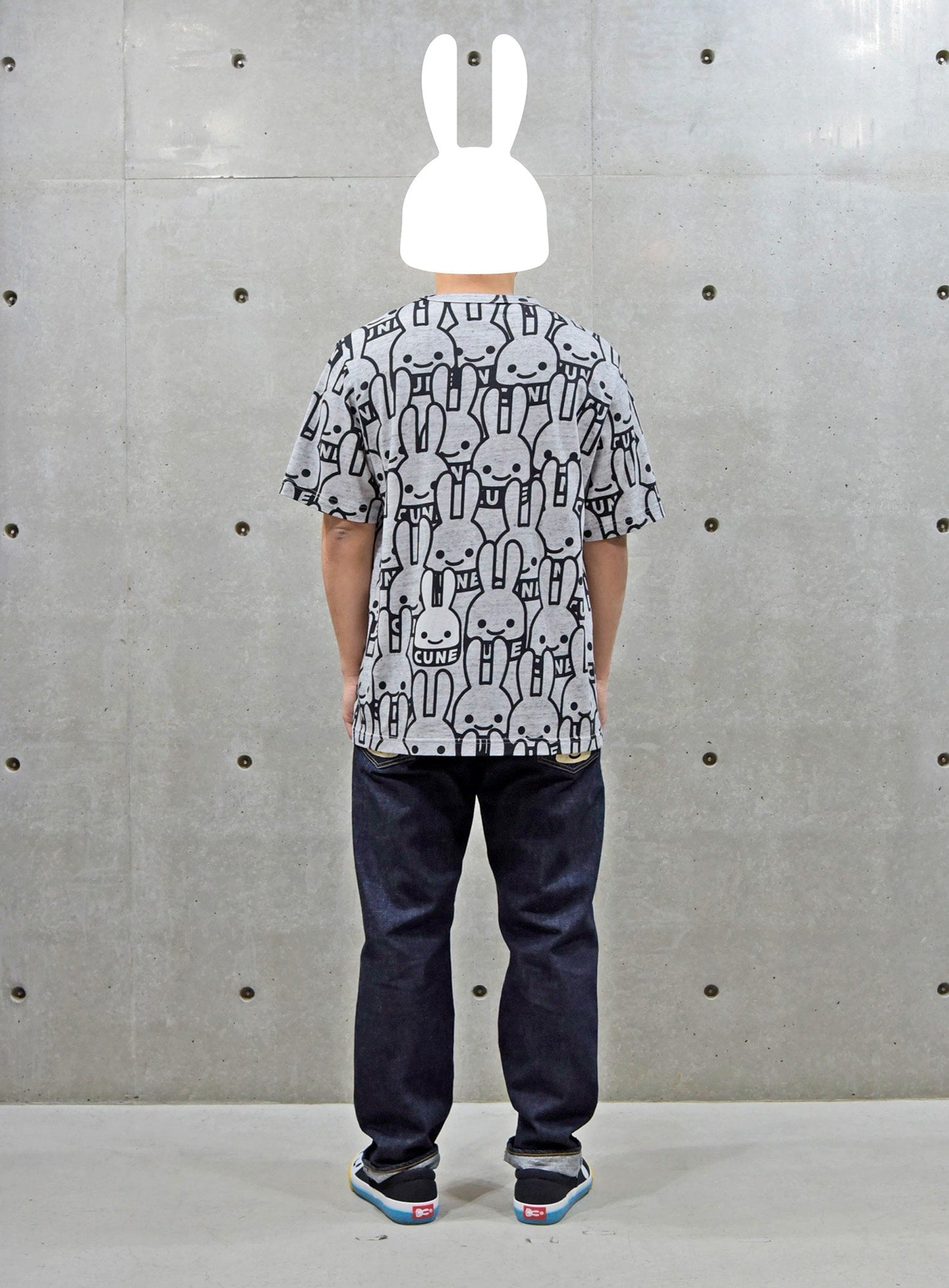 CUNEウサギいっぱいTシャツ