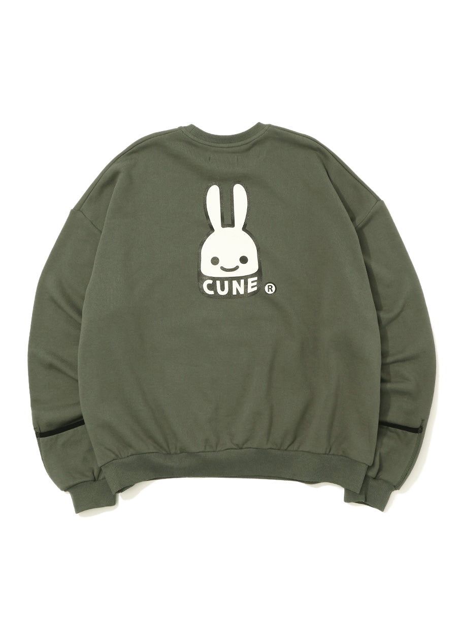 CUNEウサギハンドカバービッグスウェット