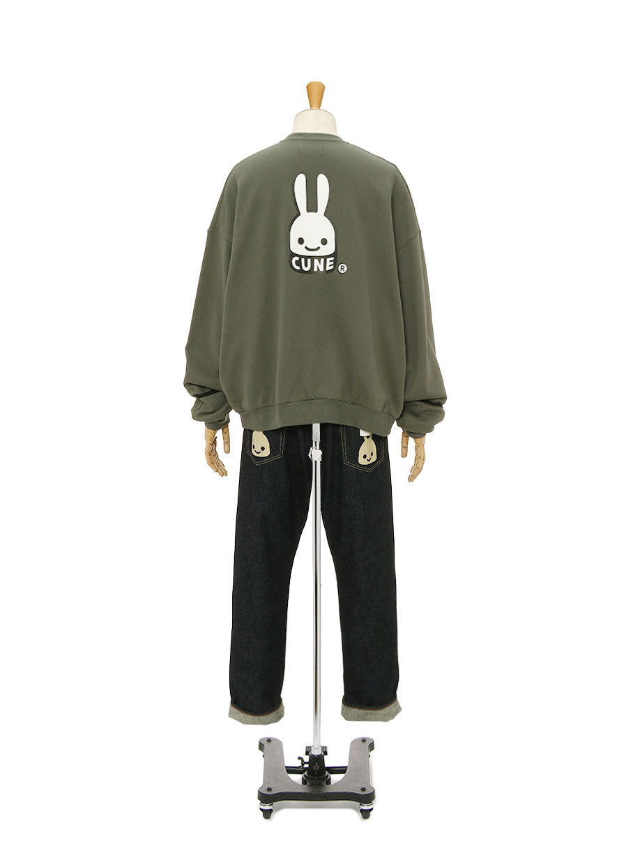 CUNEウサギハンドカバービッグスウェット