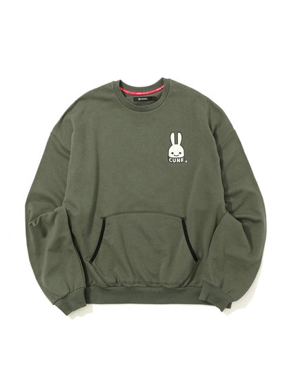 CUNEウサギハンドカバービッグスウェット