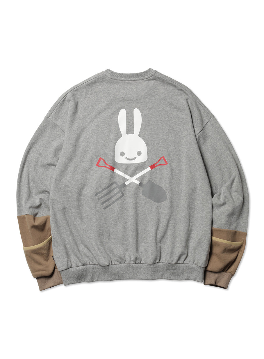 耕すハンドカバービッグスウェット