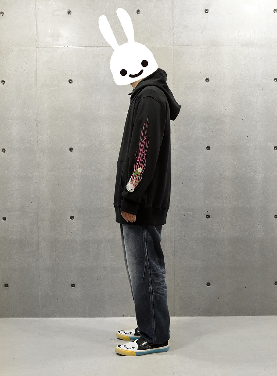 少しいい大きいパーカー 超芽ウサギ