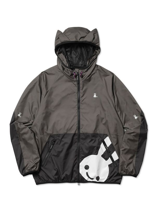 パッカブル猫耳フードブルゾン