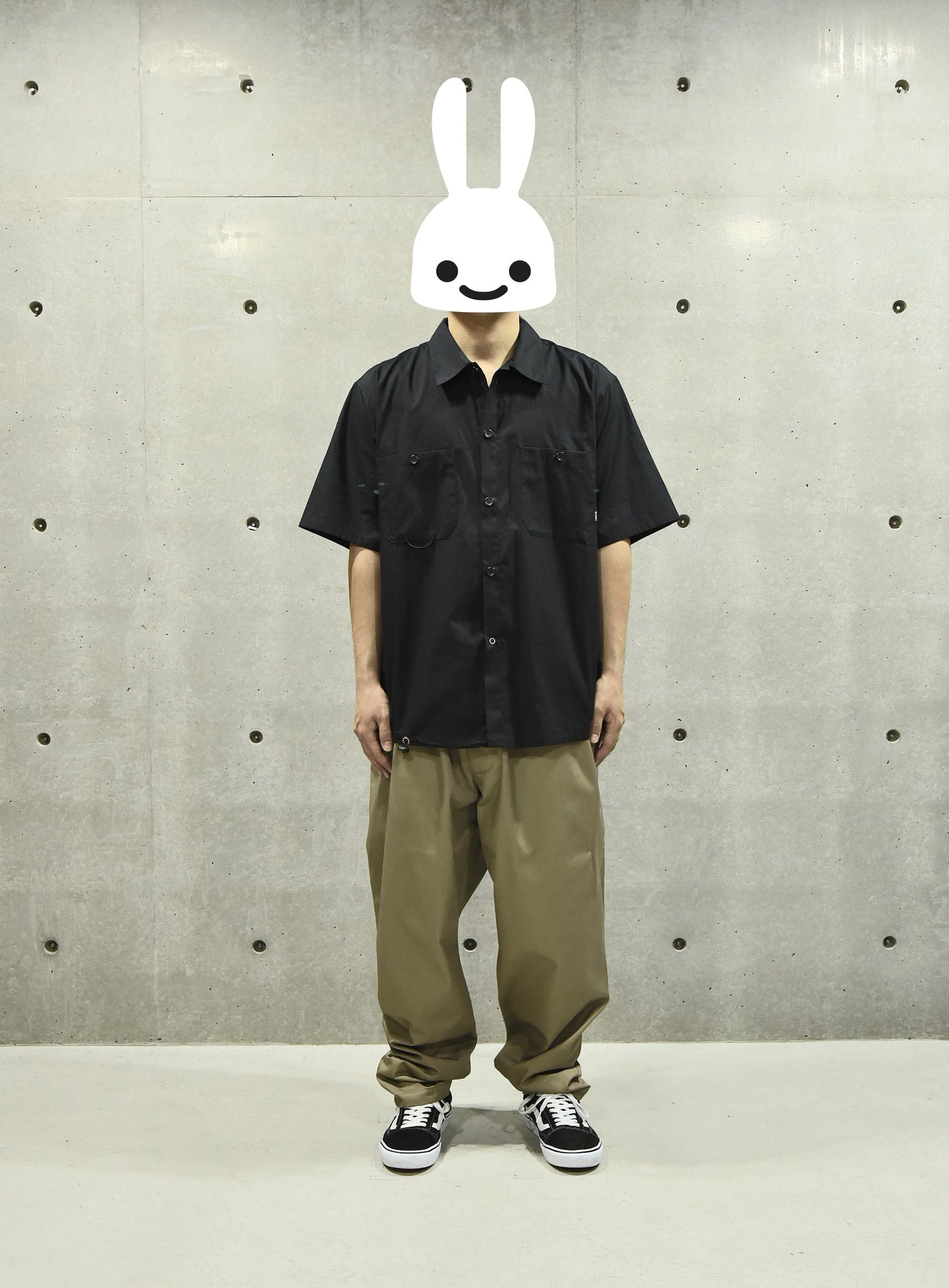 ワークシャツ ウサギ