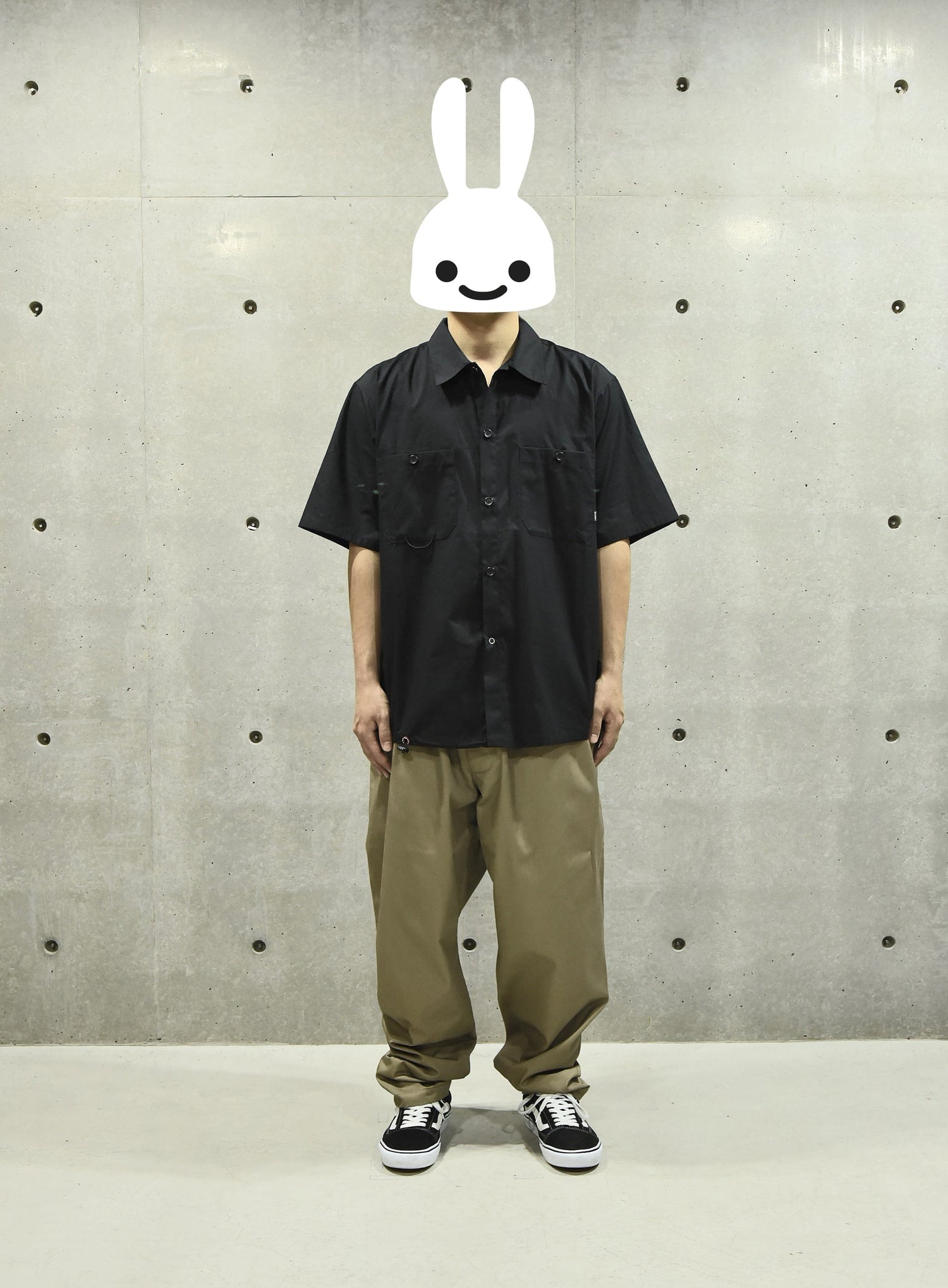 ワークシャツ ウサギ
