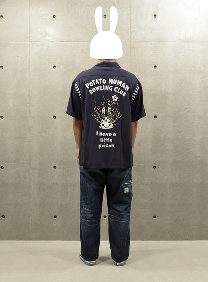 芋の芽ボーリングシャツ