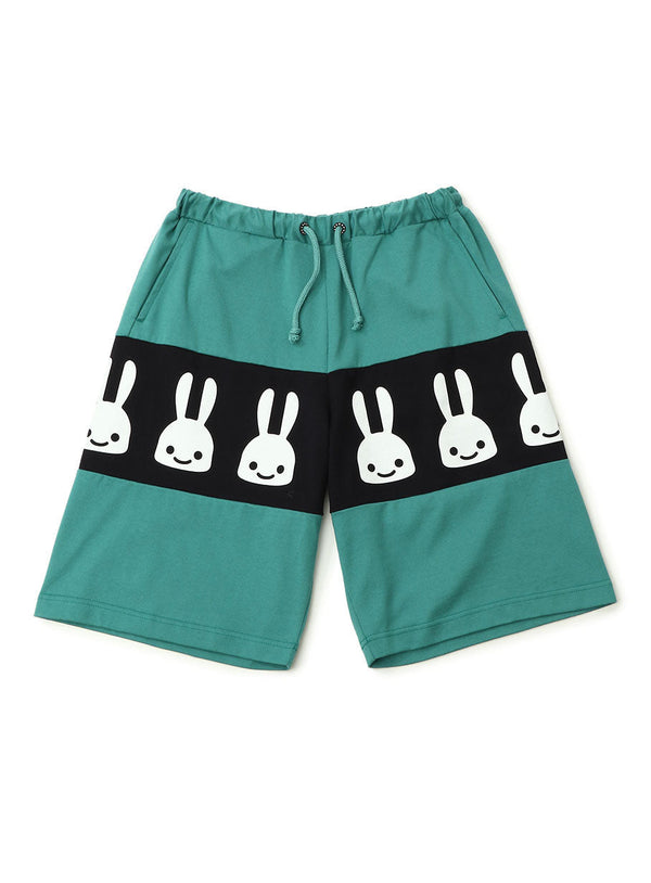 ウサギがいっぱいラインパンツ