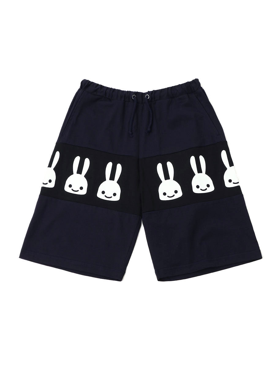 ウサギがいっぱいラインパンツ