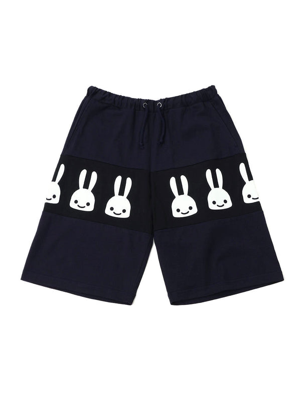 ウサギがいっぱいラインパンツ