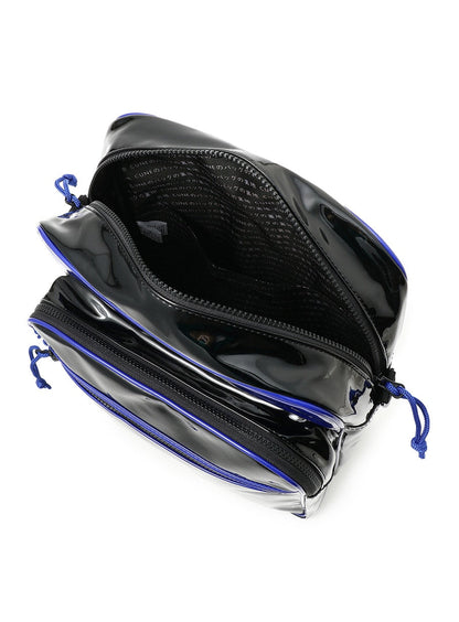 エナメルショルダーバッグ L