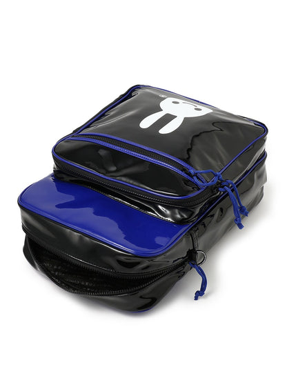 エナメルショルダーバッグ L