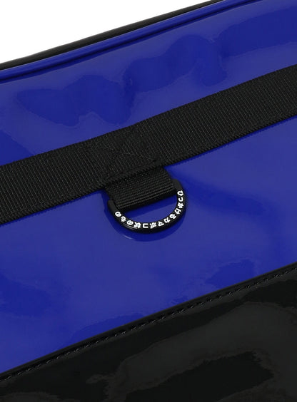 エナメルショルダーバッグ L