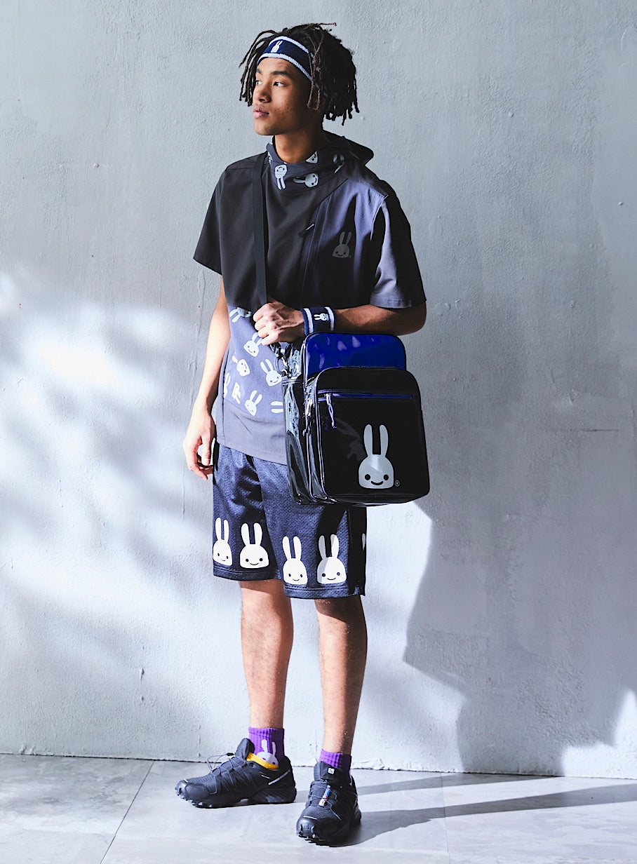 エナメルショルダーバッグ L