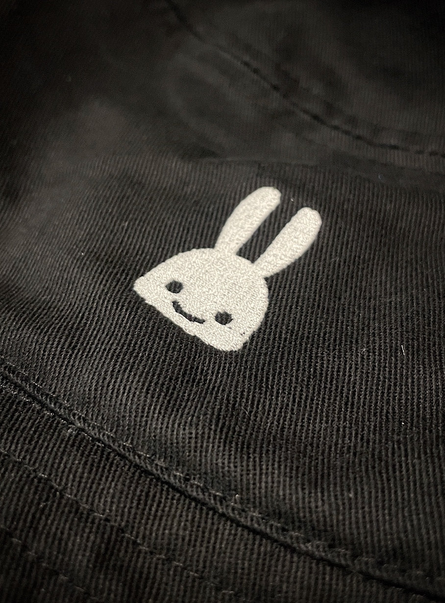 刺繍のバケットハット 22S1 ウサギ