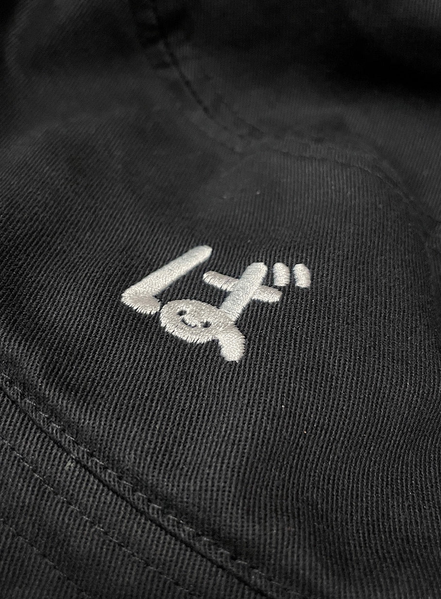 刺繍のバケットハット 22S1 ば