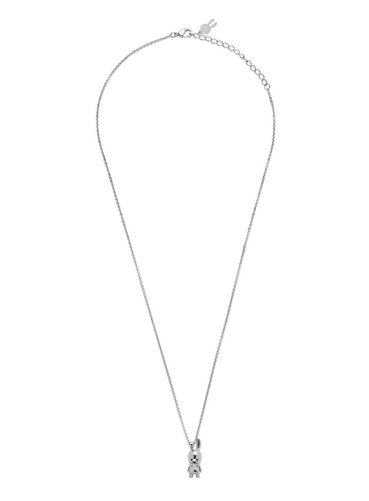 耳でぶら下がるうさちゃんネックレス