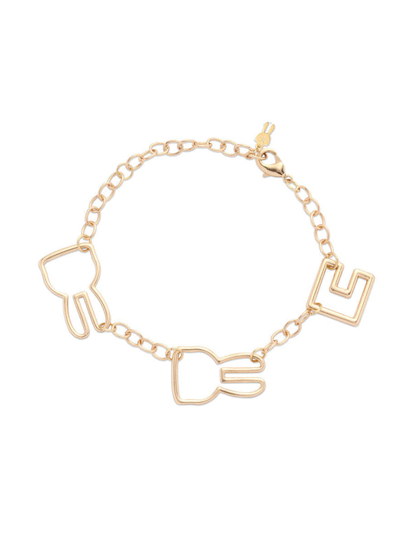 フレームウサギと凹チェーンブレス