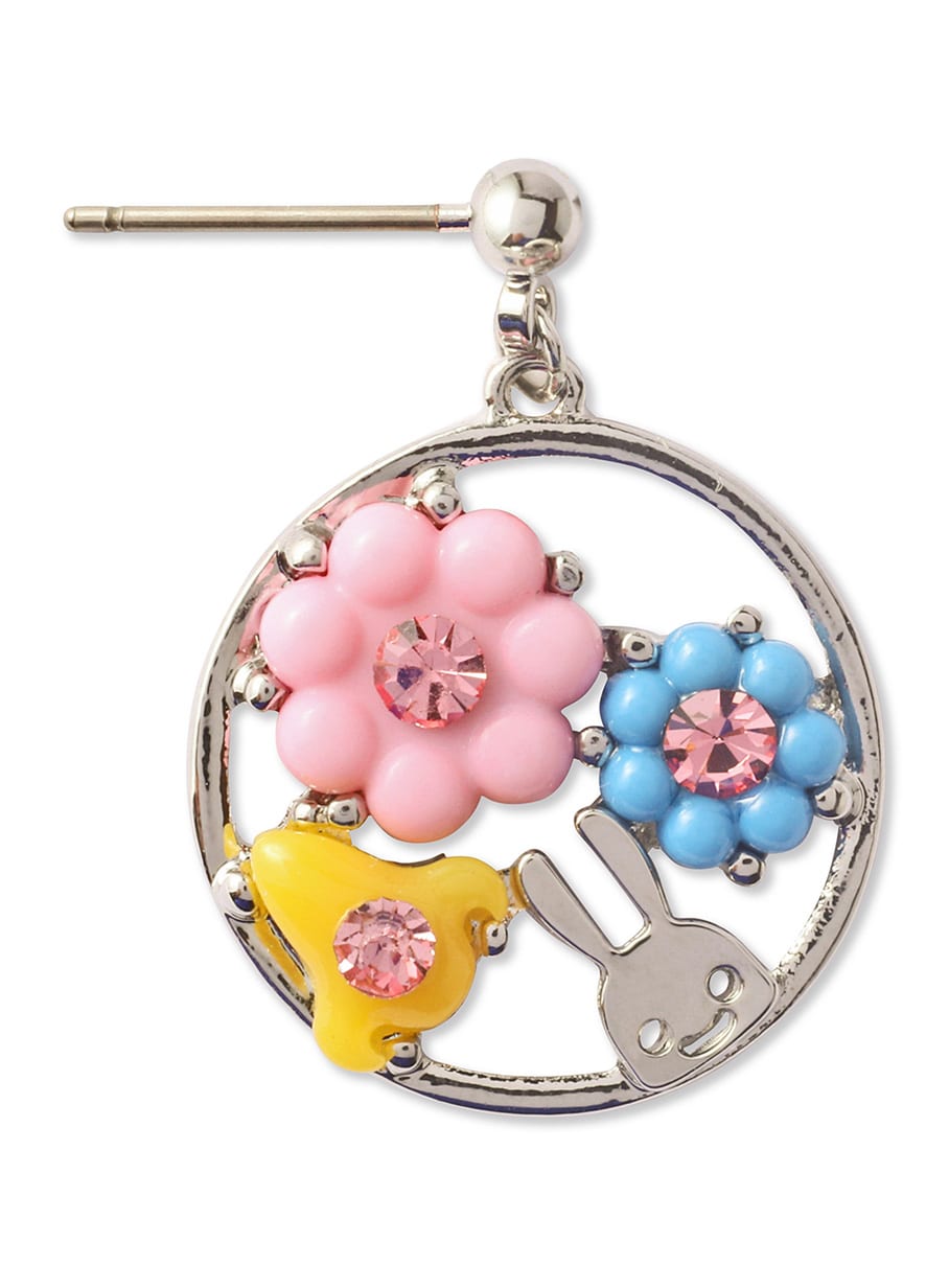 花と鼻ピアス 2P