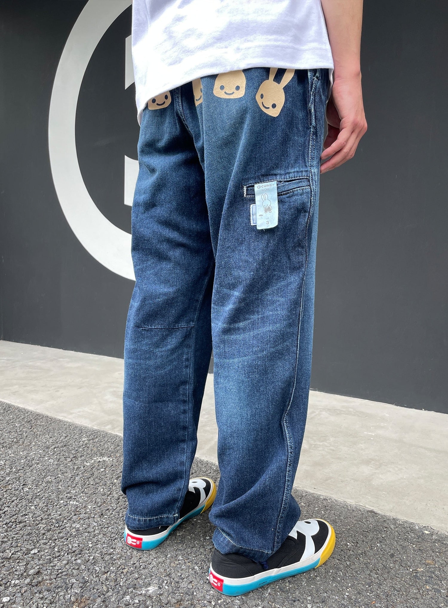 ゴムデニムパンツ