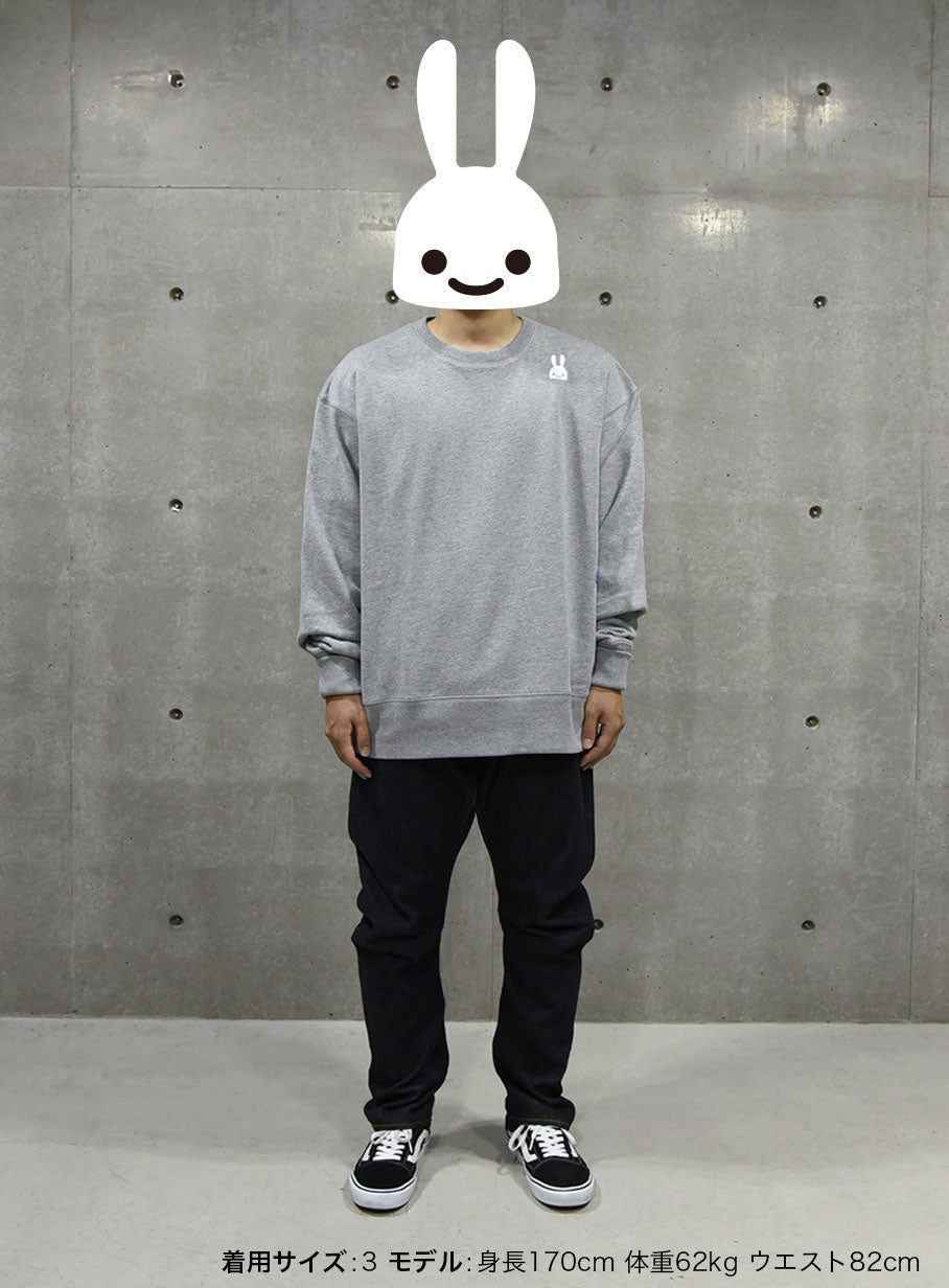 少しいい大きいスウェット ウサギたくさん
