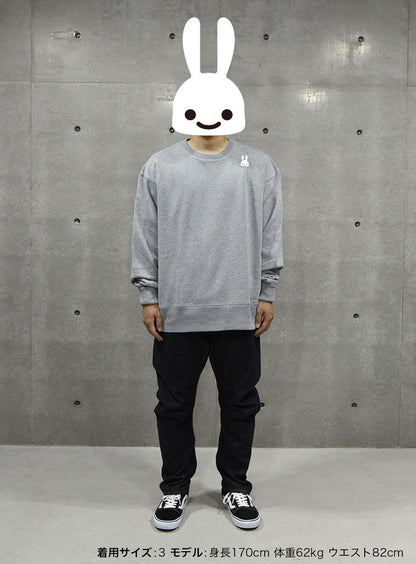 少しいい大きいスウェット ウサギたくさん
