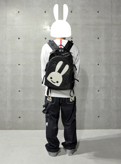 CUNE × robita レザーメッシュバックパック