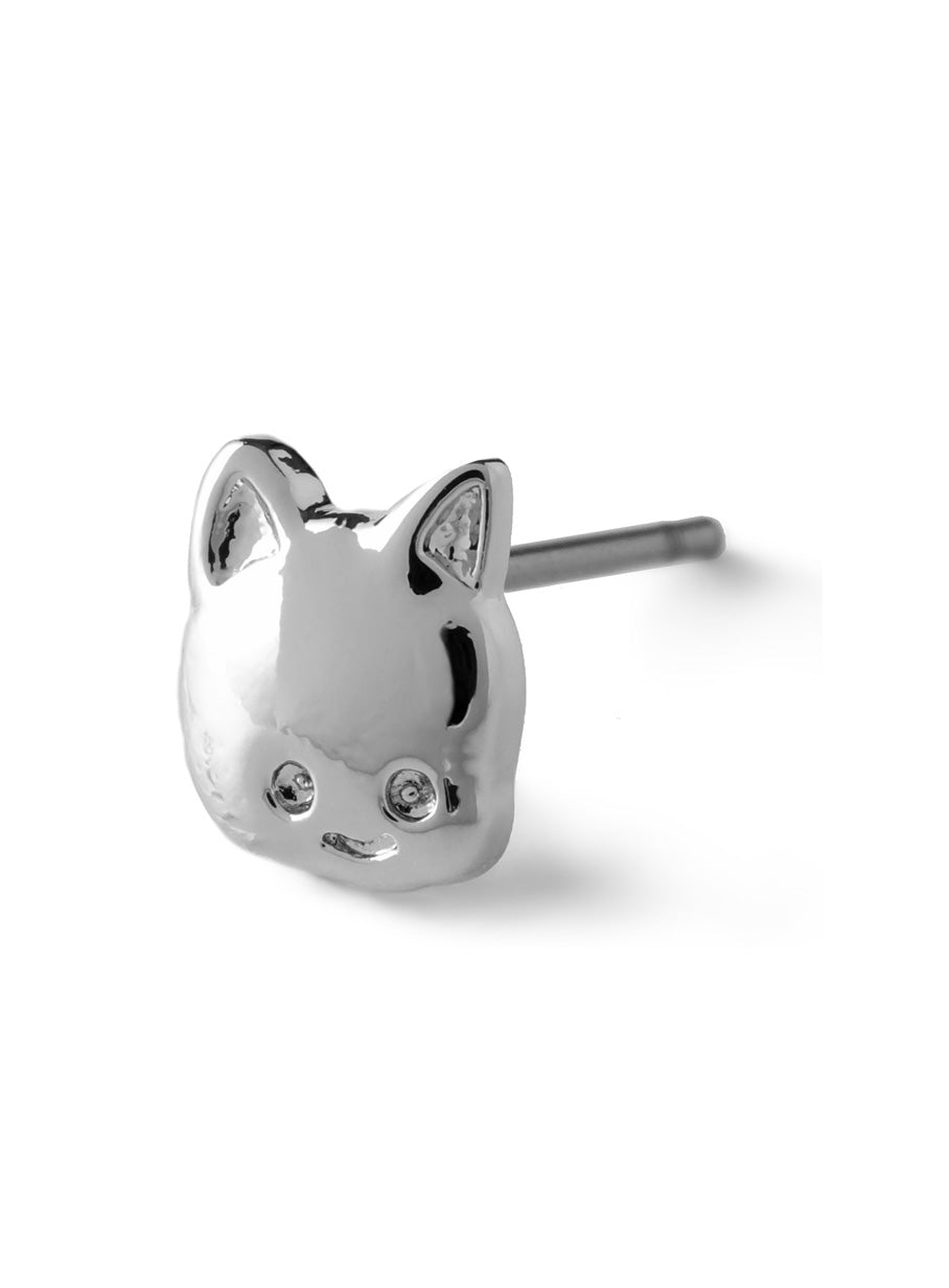 うさちゃんとねこちゃんの顔ピアスセット