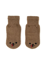 鼻血クマもこもこソックス