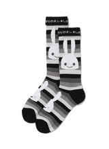 ウサギボーダーソックス