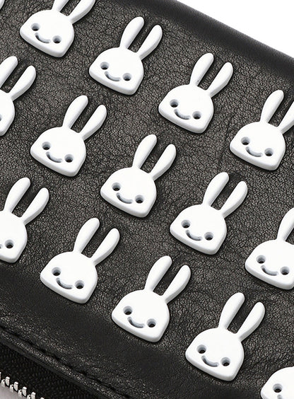 ウサギスタッズロングウォレット