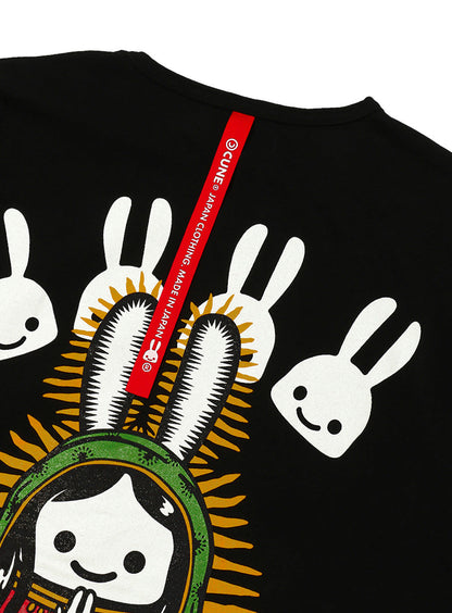 ちょっといいTシャツ 19A1 バラとウサギ