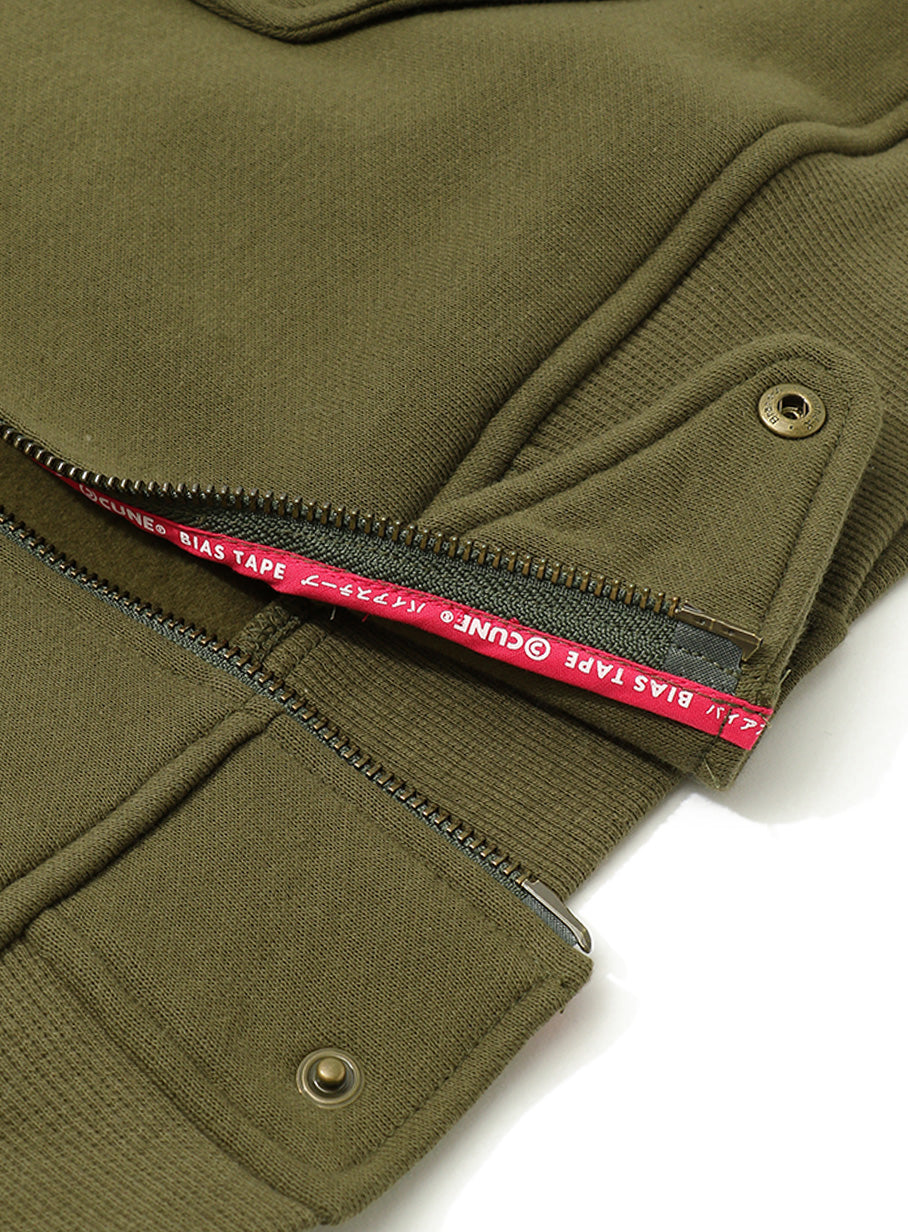 ショップウサギ裏毛のMA-1