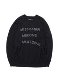 ミシシッピメコンアマゾン川ニット