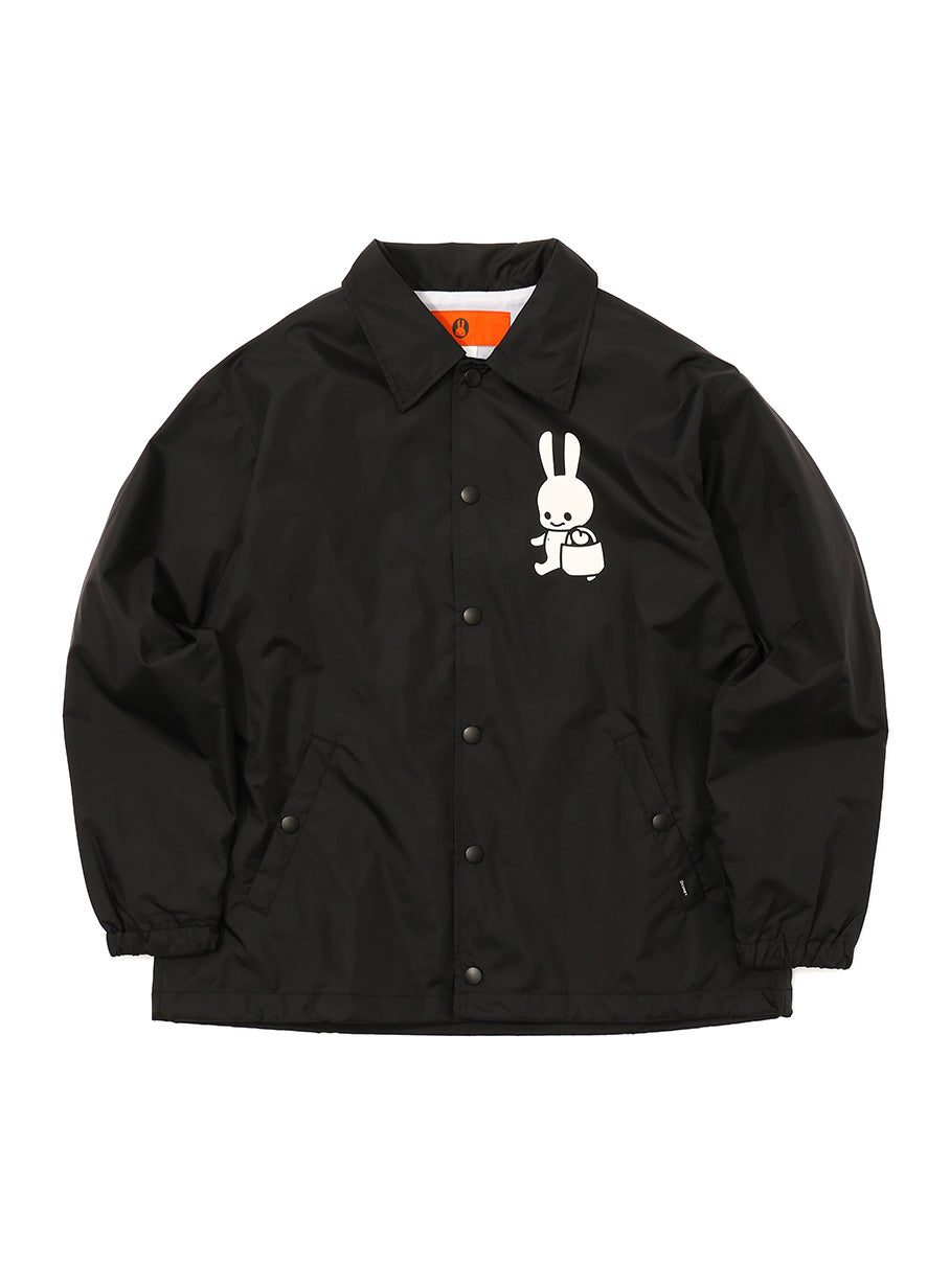 ナイロンコーチジャケット おかいものウサギ