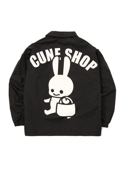 ナイロンコーチジャケット おかいものウサギ