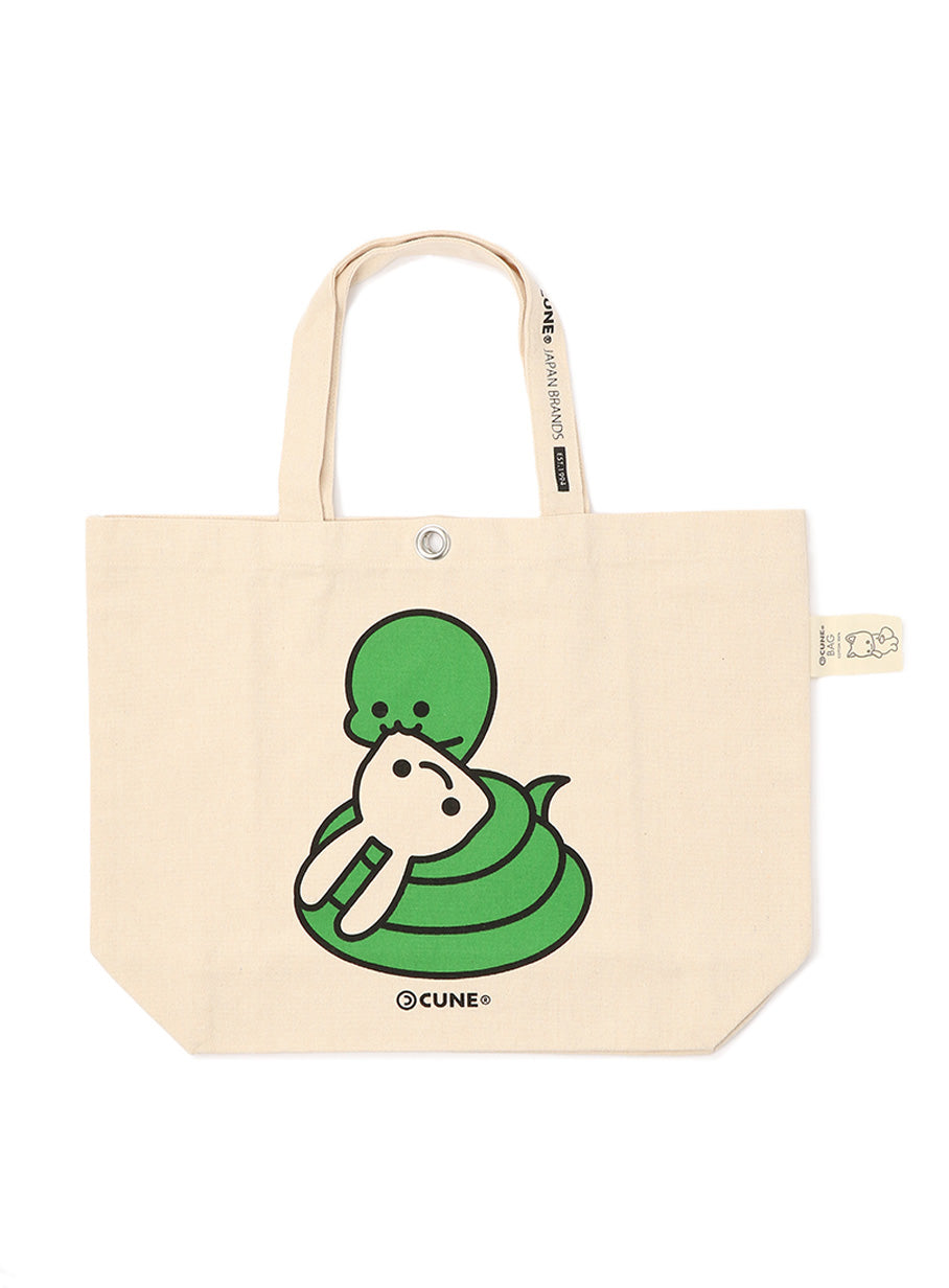 プリントトートバッグ 19A1 へびちゃん