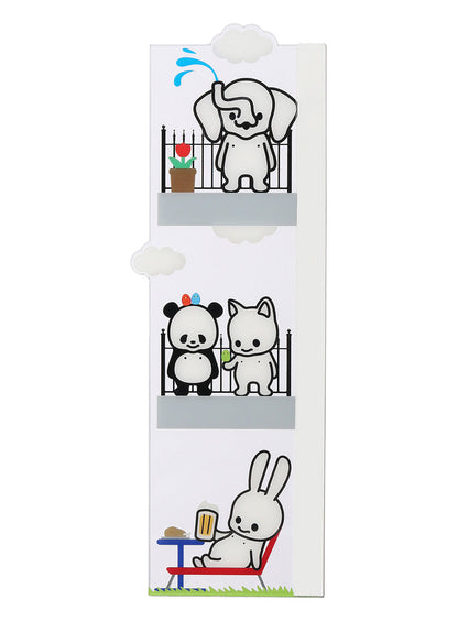 ベランダの柄のメモボード