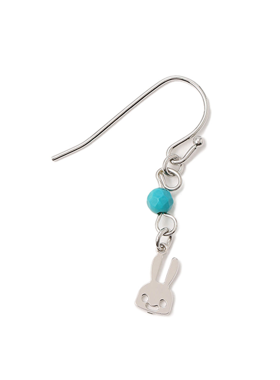 ちびウサギビーズピアス 1P