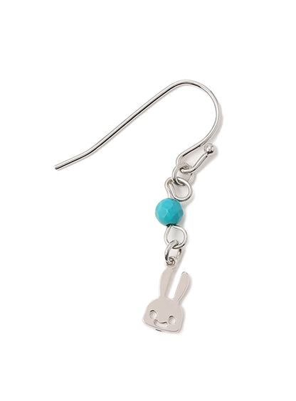 ちびウサギビーズピアス 1P