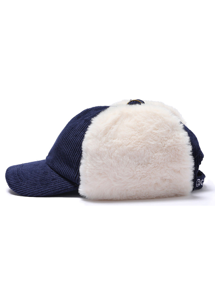 コーデュロイパイロットキャップ