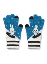スノーボード柄の手袋