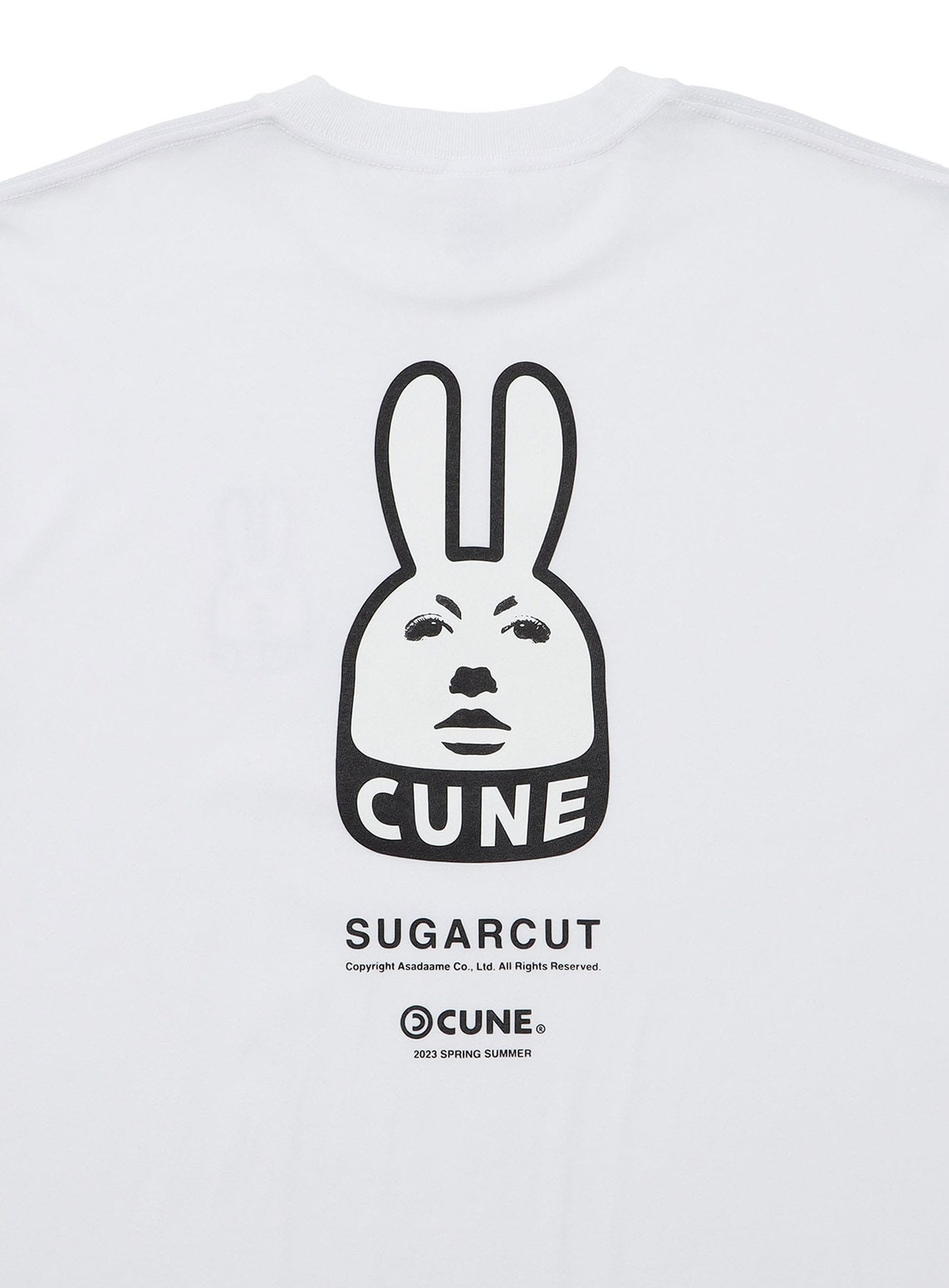 S/S Tee シュガーカット×CUNEウサギ