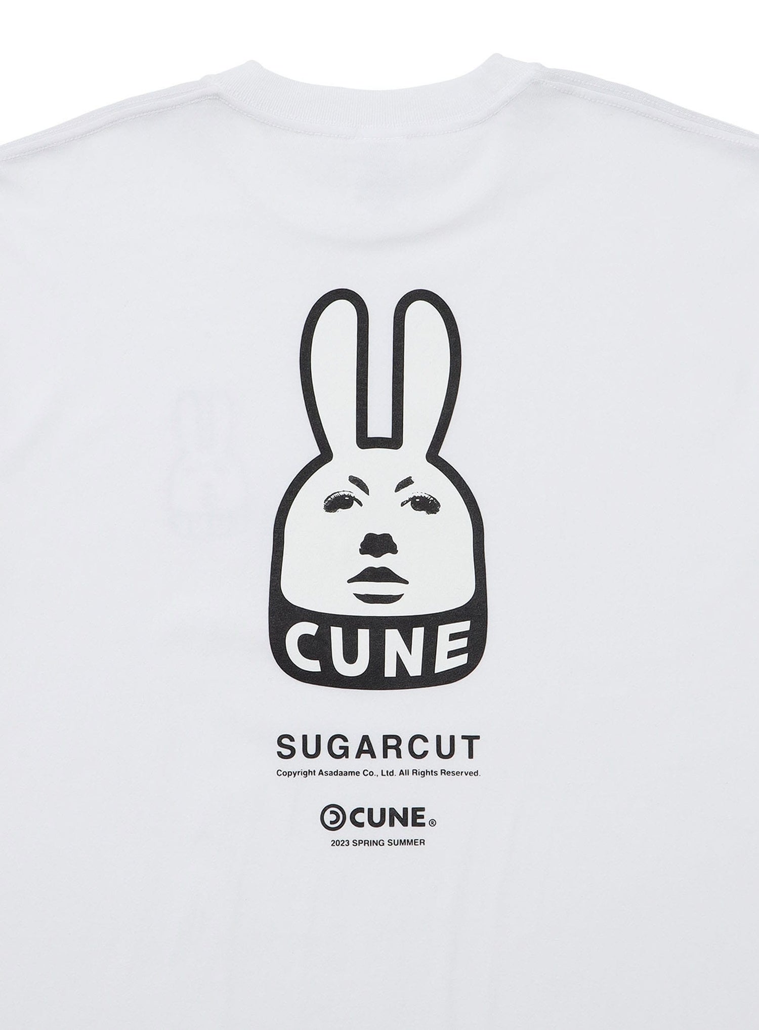 S/S Tee シュガーカット×CUNEウサギ
