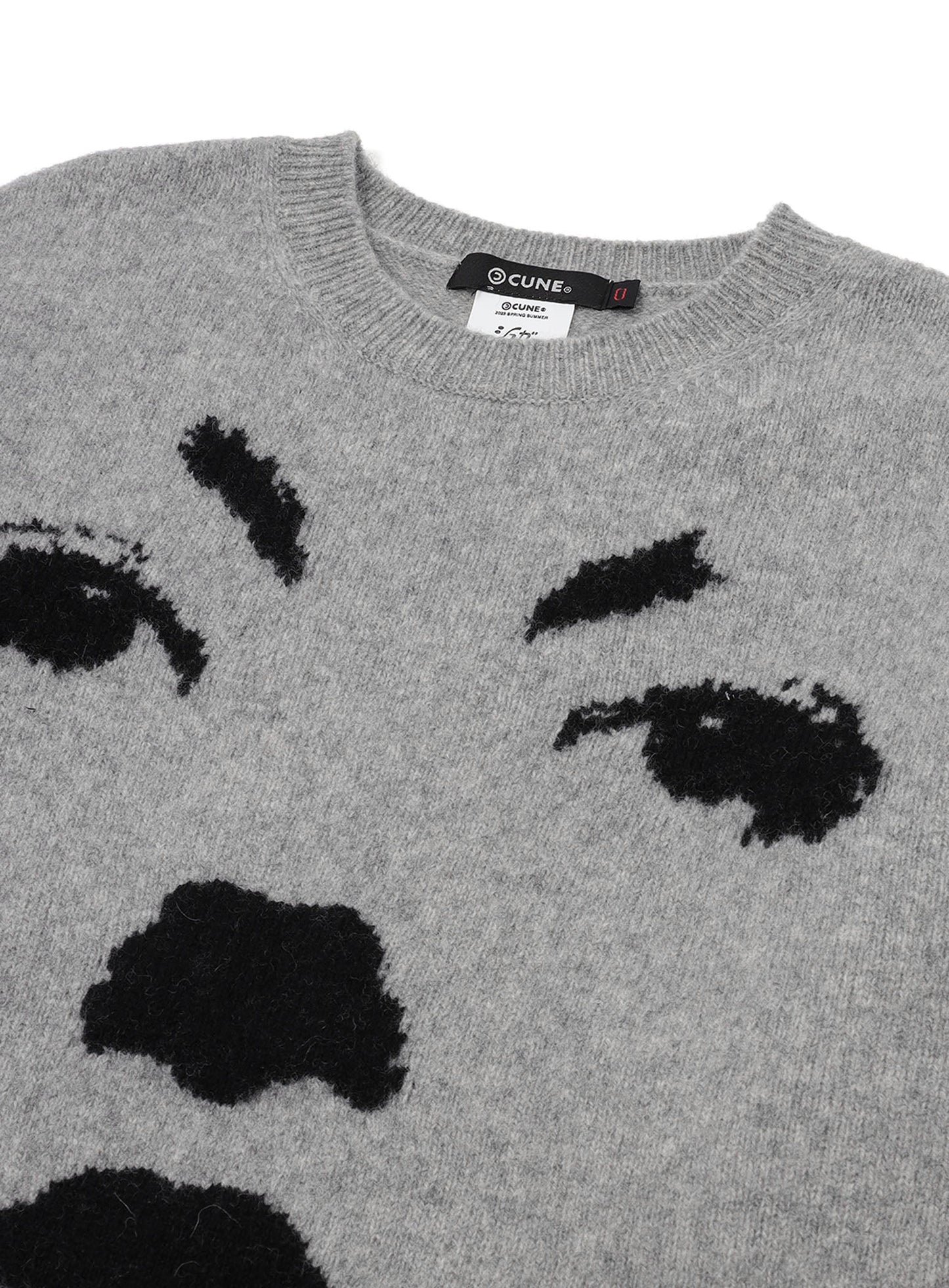 シュガーカット フェイスニットワンピース