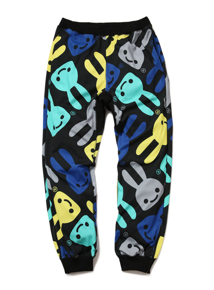 ジャージパンツ うさぎ総柄