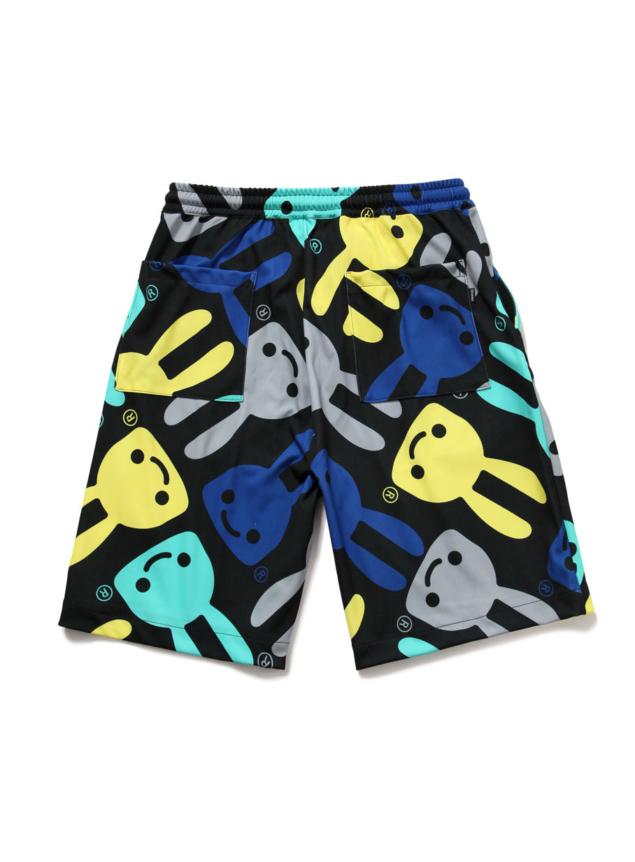 ジャージショーツ うさぎ総柄
