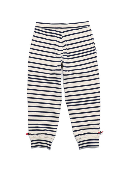 ボーダークロップドパンツ